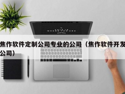 焦作软件定制公司专业的公司（焦作软件开发公司）