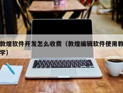 敦煌软件开发怎么收费（敦煌编辑软件使用教学）