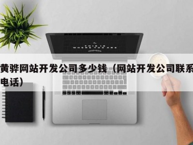 黄骅网站开发公司多少钱（网站开发公司联系电话）