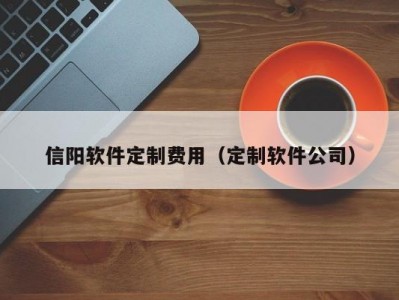 信阳软件定制费用（定制软件公司）