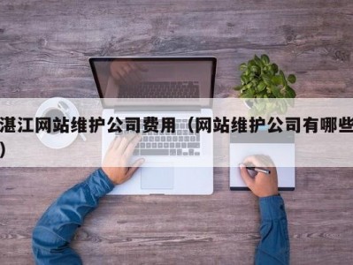 湛江网站维护公司费用（网站维护公司有哪些）