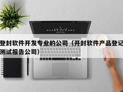 登封软件开发专业的公司（开封软件产品登记测试报告公司）