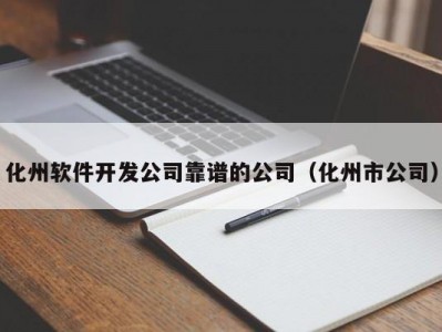 化州软件开发公司靠谱的公司（化州市公司）