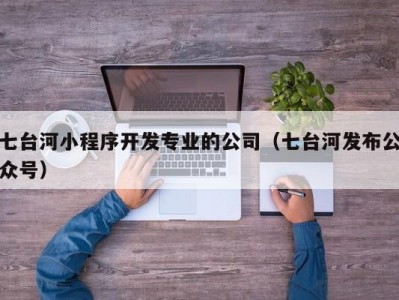 七台河小程序开发专业的公司（七台河发布公众号）