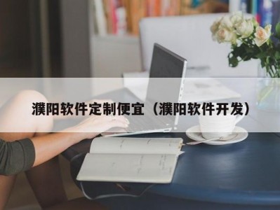 濮阳软件定制便宜（濮阳软件开发）