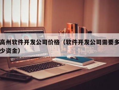 高州软件开发公司价格（软件开发公司需要多少资金）
