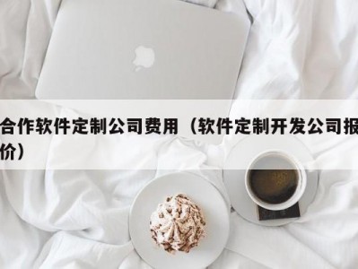 合作软件定制公司费用（软件定制开发公司报价）